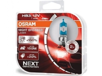 Osram Night Breaker Laser 73 W 12 V HB3 Halogen 2 styck