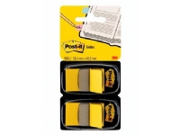 Post-it® Index medium flag i dobbeltpakke gul pakke a 50 ark