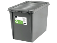 Opbevaringskasse SmartStore Recycled 65, 59 x 39 x 43 cm, 61 L, grå Arkivering - Arkiv bokser / Mapper - Oppbevaringsbokser