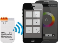 DALI Bluetooth-gränssnitt som gör att du kan styra lampan via en smartphone. Funktionerna programmeras via programvaran DALI Cockpit.