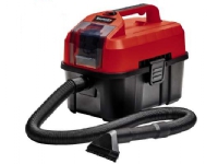 Einhell TE-VC 18/10 Li-Solo, 10 l, Veske, Sort, Rød, 2 m, 3,6 cm, Tørr & våt - SOLO Hvitevarer - Støvsuger - Våt og Tørr