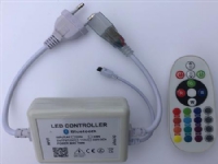 LIT230 Controllerboks og fjernebetjening til at lave forskellige lyseffekter på LIT230 RGB Strip. Utendørs lamper