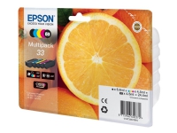 Epson 33 Multipack – 5-pack – svart gul cyan magenta foto-svart – original – blister – bläckpatron – för Expression Home XP-635 830  Expression Premium XP-530 540 630 635 640 645 830 900