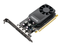 Bilde av Nvidia Quadro P1000 - Grafikkort - Quadro P1000 - 4 Gb Gddr5 - Pcie 3.0 X16 Lav Profil - 4 X Mini Displayport - Adapters Included