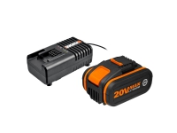 WORX WA3604, Set med batteri och laddare, Litium-Ion (Li-Ion), 4 Ah, 20 V, WORX, Borr, Elektriskt multiverktyg, Borrhammare, Slipmachine
