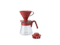 Hario VCSD-02R, Jug, Krukke, Rød, Gjennomsiktig, Glass, 0,1 l Kjøkkenapparater - Kaffe