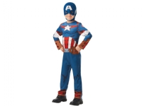Captain America Classic Costume Kostym (3-9 år) (storlek 128/L)