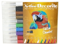 Artline Decorite brush metallic ass. farver 10-pack Skriveredskaper - Spesielle skriveredskaper - Kunstnerprodukter