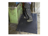Matting Comfort Flow - Gulvmatte for arbeidsområde - rektangulær - 85 x 56 cm - svart interiørdesign - Stoler & underlag - Substrat
