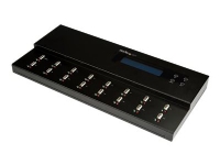 StarTech.com 1:15 fristående USB duplicerare och raderare – för USB-minnen – USB-enhetsduplikator – 15 fack – TAA-kompatibel