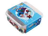 Hama maxi bøtte perler jul 600stk + plade 8206