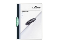 Durable Swingclip, Grøn, Polypropylen (PP), 30 ark, A4, 25 stk