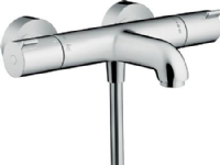 Hansgrohe Ecostat termostat för badkar och dusch 1001CL med rosetter och anslutningar