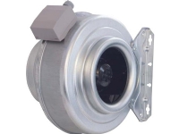 SYSTEMAIR Kanalventilator K160 XL Sileo med beslag, 50-60 Hz, 230 V, 102-137 W. Luftmængde max. 749 m³/h el. 335 m³/h ved 250 Pa og 50 Hz.