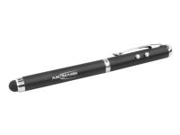 Ansmann Stylus Touch 4in1, Universell, Sort, Sølv, Kapasitiv, LR41, Alkalinsk, 22 g