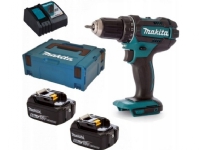 Makita DDF482RTJ 18V LI-ION Kompakt Boremaskine - inkl. 2 x 5Ah batterier, oplader, MAKPAC Box Bore