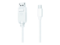 Purelink iSeries - DisplayPort-kabel - DisplayPort (hann) til Mini DisplayPort (hann) - 1.5 m - låst - hvit