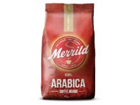 Kaffe Merrild 100% arabica helbønne 1 kg/pose - (karton á 6 poser x 1 kg) Søtsaker og Sjokolade - Drikkevarer - Kaffe & Kaffebønner