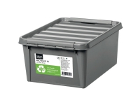 Opbevaringskasse SmartStore Recycled 15, 40 x 30 x 18 cm, 14 L, grå Arkivering - Arkiv bokser / Mapper - Oppbevaringsbokser