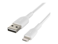 Belkin BOOST CHARGE – Lightning-kabel – Lightning hane till USB hane – 1 m – vit – för Apple iPad/iPhone/iPod (Lightning)