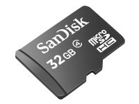 SanDisk – Flash-minneskort – 32 GB – Class 4 – microSDHC – svart
