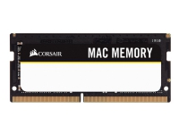 CORSAIR Mac Memory - DDR4 - sett - 64 GB: 2 x 32 GB - SO DIMM 260-pin - 2666 MHz / PC4-21300 - CL18 - 1.2 V - ikke-bufret - ikke-ECC PC-Komponenter - RAM-Minne