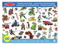 Melissa & Doug 500+ Stickers - Dinosaurs, Vehicles, Space, and More, 3 år, Flerfarget N - A