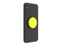 PopSockets PopGrip - Fingergrep/stativ for mobiltelefon - neonstøtsgul Tele & GPS - Mobilt tilbehør - Bilmontering