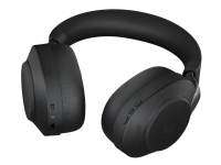 Jabra Evolve2 85 UC Stereo – Headset – fullstorlek – Bluetooth – trådlös kabelansluten – aktiv brusradering – 3,5 mm kontakt – ljudisolerande – svart