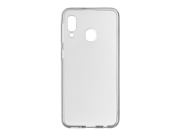 eSTUFF – Baksidesskydd för mobiltelefon – UV-belagd termoplastisk polyuretan – transparent – för Samsung Galaxy A20e