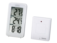 Hama EWS-152 - Termometer - digital - hvit Hagen - Tilbehør til hagen - Værstasjon og termometer