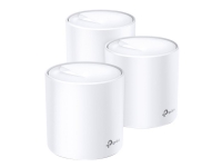 Produktfoto för TP-Link Deco X60 - - Wifi-system - (3 routers) - 1GbE - Wi-Fi 6 - Dubbelband