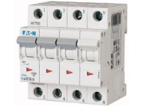 EATON Automatisk säkring 4-polig 16A B-karaktäristik 10 kA 400 V bredd 4 moduler