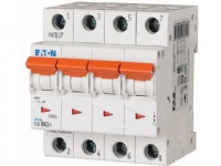 EATON Automatisk säkring 4-polig 63A C-karaktäristik 6 kA 230 V bredd 4 moduler