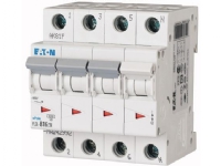 EATON Automatisk säkring 4-polig 16A B-karaktär 6 kA 400 V bredd 4 moduler