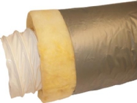 VALLY-MATIC Flexibel slang VMFPE ISO Ø202 mm kondensisolerad. För utsugning av fuktig luft från huva eller tumlare. Längd 4 m 25 mm isolering.