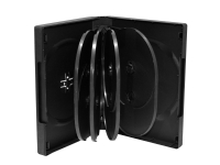 MediaRange BOX35-10, DVD-fodral, 10 diskar, Svart, Plast, 120 mm, 33 mm