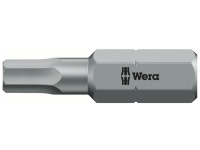 Wera 05056320001 1 styck Hex (metric) 4 mm CE GS DVE 2,5 cm 25,4 / 4 mm (1 / 4)