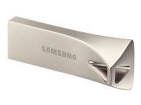Samsung BAR Plus MUF-256BE3 - USB-flashstasjon - 256 GB - USB 3.1 Gen 1 - sjampanjesølv PC-Komponenter - Harddisk og lagring - USB-lagring