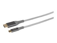 eSTUFF – Adapterkabel – 24 pin USB-C hane till HDMI hane – 2 m – stöd för 4K