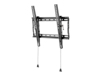 DELTACO ARM-0203 - Brakett - åpen arkitektur - for flatpanel - låsbar - svart - skjermstørrelse: 37-70 - veggmonterbar