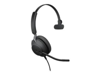 Jabra Evolve2 40 MS Mono – Headset – på örat – konvertibel – kabelansluten – USB-C – ljudisolerande – Certifierad för Microsoft-teams