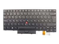 Lite-On – Ersättningstangentbord för bärbar dator – med ClickPad Trackpoint – bakgrundsbelyst – QWERTY – norsk – för ThinkPad A485 20MU 20MV  T480 20L5 20L6