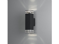 Konstsmide 408-750, 2 ampuller, IP44, Svart Belysning - Utendørsbelysning - Veggbelysning