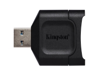 Kingston Technology MobileLite Plus, SD, Sort, USB 3.2 Gen 1 (3.1 Gen 1) Type-A, 51,8 mm, 33,5 mm, 9 mm