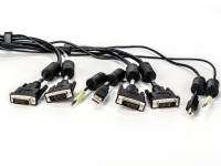 Bilde av Avocent - Video- / Usb / Audio-kabel - Mini-phone Stereo 3.5 Mm, Usb-type B, Dvi-d (hann) Til Usb, Mini-phone Stereo 3.5 Mm, Dvi-d (hann) - 3.05 M