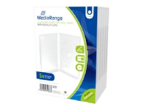 MediaRange BOX30-T, DVD-etui, 1 disker, Gjennomsiktig, Plastikk, 120 mm, 136 mm