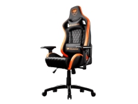 COUGAR Armor S – Sort/Orange – Gaming stol