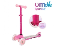 uMoVe Sparkle Mini Flex LED Scooter rosa