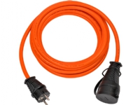 Brennenstuhl 1169920 5 m 1 AC-utgångar Utomhus IP44 Svart Orange 200 mm